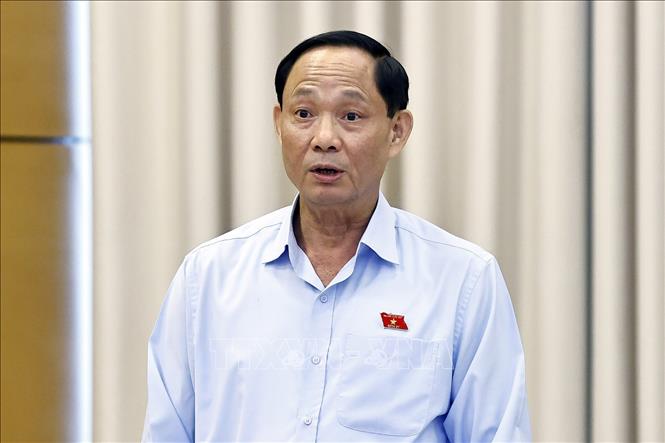 Phó Chủ tịch Quốc hội Trần Quang Phương phát biểu. Ảnh: Doãn Tấn - TTXVN