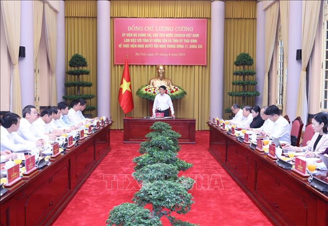 A view of the working session. VNA Photo: Lâm Khánh
