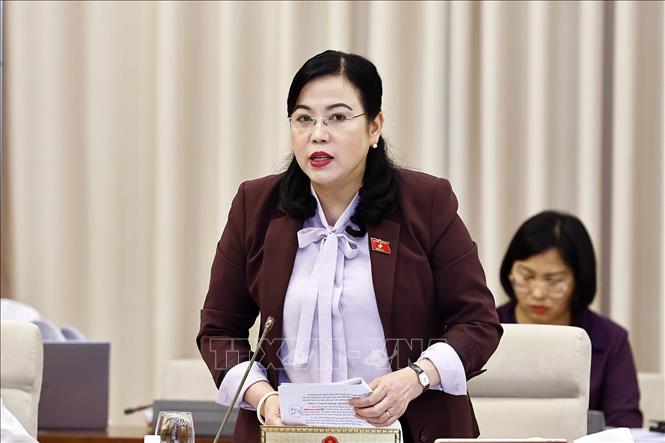 Chủ nhiệm Ủy ban Công tác đại biểu của Quốc hội Nguyễn Thanh Hải phát biểu. Ảnh: Doãn Tấn - TTXVN