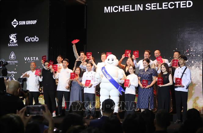 Vinh danh các cơ sở ăn uống được tuyển chọn của MICHELIN năm 2025 tại Việt Nam. Ảnh: Trần Lê Lâm - TTXVN