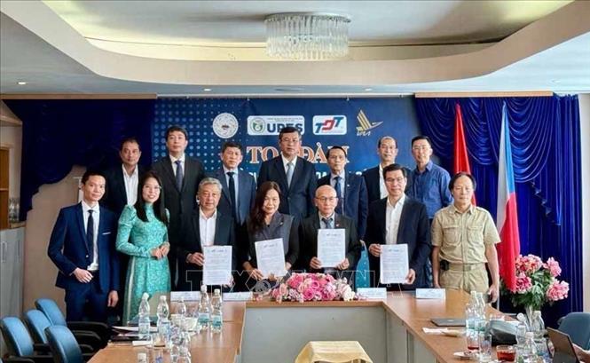 Các đại biểu dự toạ đàm. Ảnh: TTXVN phát