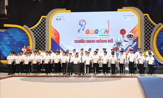 Vòng chung kết có sự góp mặt của 32 đội đến từ các trường đại học, học viện, cao đẳng trên cả nước. Ảnh: Đức Phương - TTXVN