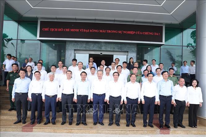 Tổng Bí thư Tô Lâm và các đại biểu. Ảnh: Thống Nhất -TTXVN