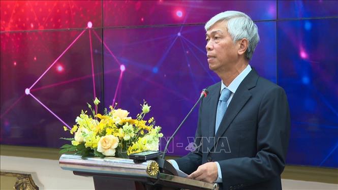 Vice Chairman of the Ho Chi Minh City People’s Committee Vo Van Hoan speaks at the signing ceremony. VNA Photo: Hữu Duyên 