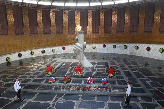 Phòng Vinh danh quân nhân tại Khu tưởng niệm Đồi Mamaev ở thành phố Volgograd, LB Nga. Ảnh: Quang Vinh - PV TTXVN tại LB Nga