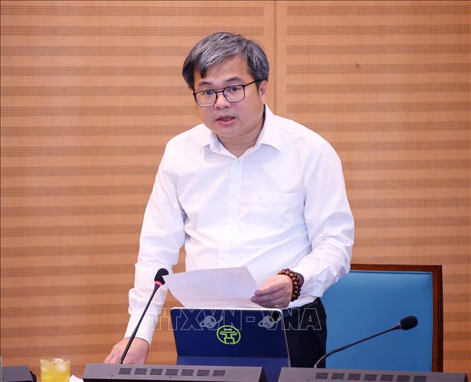Ông Trương Việt Dũng, Chánh Văn phòng UBND TP. Hà Nội được bầu làm làm Phó Chủ tịch UBND TP. Hà Nội nhiệm kỳ 2021-2026. Ảnh: Văn Điệp - TTXVN