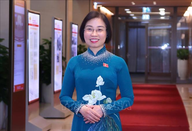 Bà Phạm Thị Thanh Mai, Thành uỷ viên, Phó Trưởng Đoàn chuyên trách Đoàn đại biểu Quốc hội TP. Hà Nội, đại biểu HĐND TP. Hà Nội được bầu giữ chức Phó Chủ tịch HĐND TP. Hà Nội khóa XVI, nhiệm kỳ 2021 - 2026. Ảnh: Văn Điệp - TTXVN