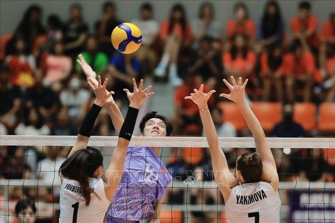 Pha tấn công của Bích Tuyền (số 10, Việt Nam). Ảnh: Minh Quyết - TTXVN