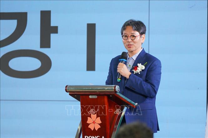 Đại biểu phát biểu tại hội thảo. Ảnh: Văn Dũng-TTXVN                                                                  
