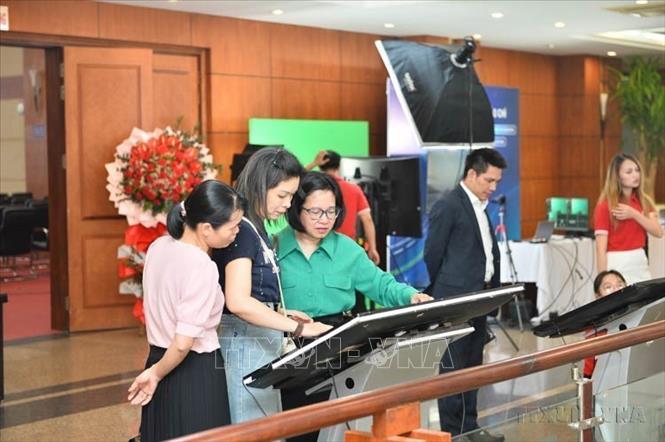 Khai trương Tòa soạn điện tử Báo Hải Phòng (tên miền baohaiphong.vn), đưa báo Hải Phòng từng bước trở thành cơ quan báo chí đa phương tiện, hoàn thành tốt hơn nhiệm vụ trong kỷ nguyên số (29/3/2024). Ảnh: TTXVN phát