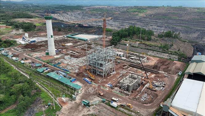 Dự án nhà máy nhiệt điện Na Dương 2 có diện tích hơn 11 ha ở thị trấn Na Dương, huyện Lộc Bình (Lạng Sơn). Ảnh: Vũ Sinh - TTXVN