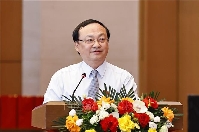 Tổng Giám đốc Đài Tiếng nói Việt Nam Đỗ Tiến Sỹ phát biểu. Ảnh: Doãn Tấn - TTXVN