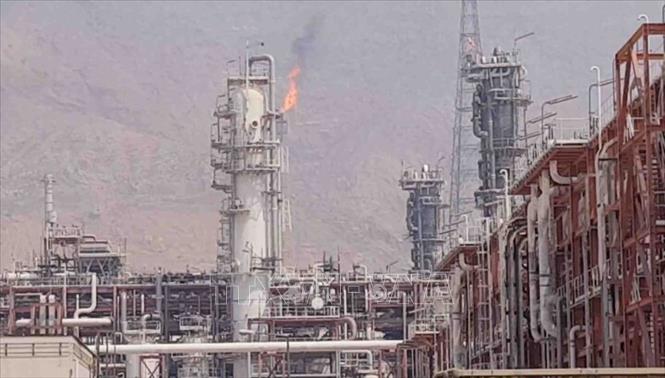 Mỏ khí đốt South Pars của Iran. Ảnh: IRNA/TTXVN