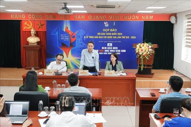 Quang cảnh Họp báo. Ảnh: Minh Quyết - TTXVN