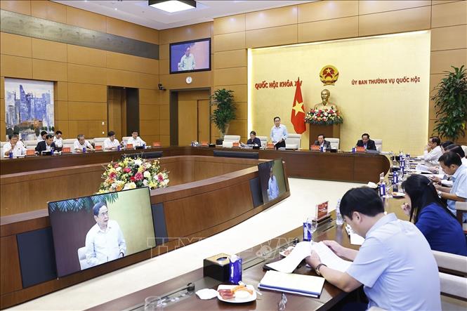 Chủ tịch Quốc hội Trần Thanh Mẫn phát biểu. Ảnh: Doãn Tấn - TTXVN