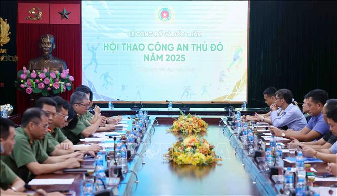 Quang cảnh lễ Công bố và bốc thăm. Ảnh: Phạm Kiên - TTXVN.