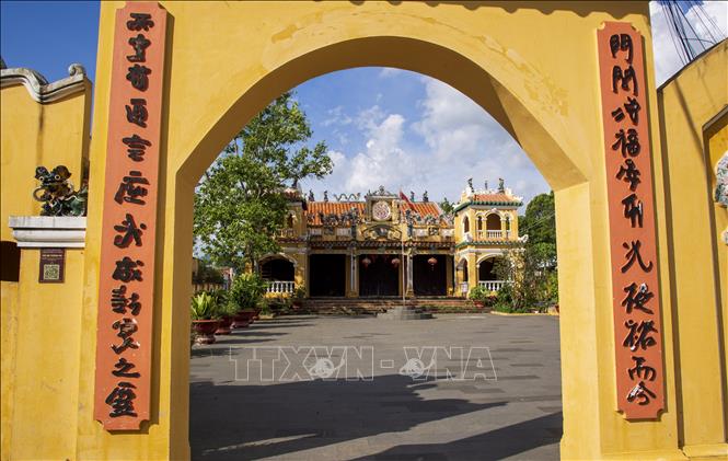 Đình Hiệp Ninh là 1 trong 2 đình thuộc di tích lịch sử cấp quốc gia trên địa bàn phường Tân Ninh, tỉnh Tây Ninh. Ảnh: Giang Phương - TTXVN