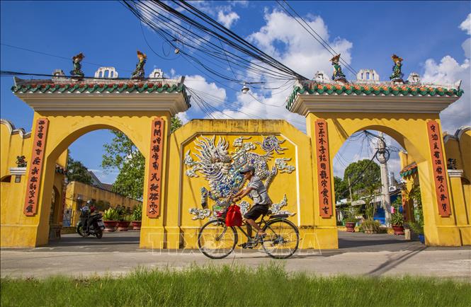 Đình Hiệp Ninh được xây dựng từ những năm cuối thế kỷ 19. Ảnh: Giang Phương – TTXVN