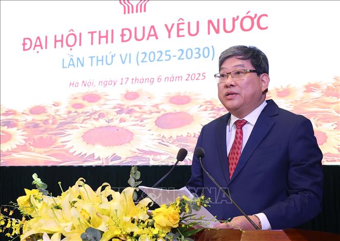 PGS,TS Nguyễn Duy Bắc, Phó Giám đốc Thường trực Học viện Chính trị quốc gia Hồ Chí Minh phát biểu khai mạc. Ảnh: Văn Điệp - TTXVN