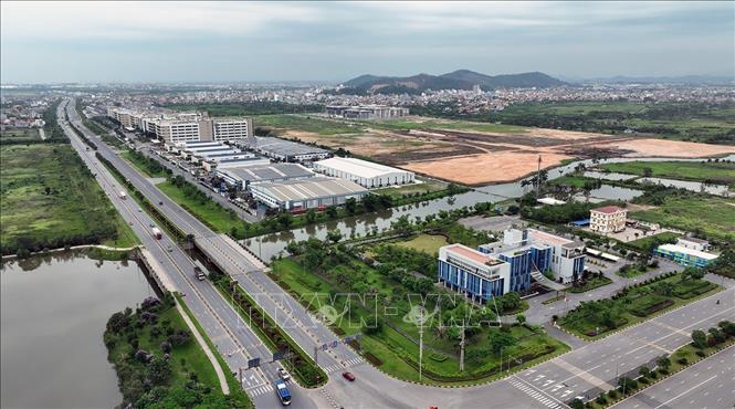 Một góc Khu công nghiệp VSIP Hải Phòng, quận Thuỷ Nguyên, thành phố Hải Phòng. Ảnh: Vũ Sinh - TTXVN