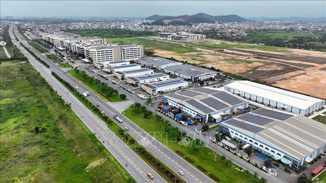 Một góc Khu công nghiệp VSIP Hải Phòng, quận Thuỷ Nguyên, thành phố Hải Phòng. Ảnh: Vũ Sinh - TTXVN