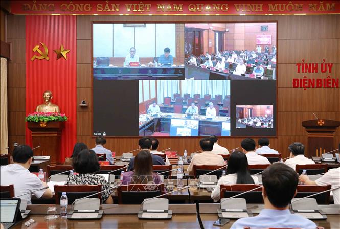 Quang cảnh buổi làm việc. Ảnh: Trung Kiên - TTXVN