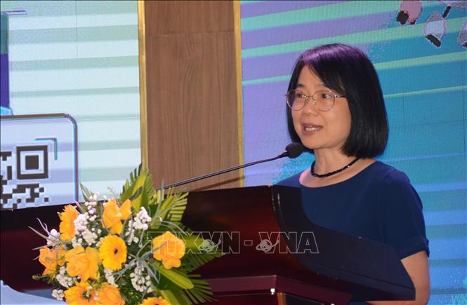 Bà Nguyễn Thị Thanh An - Chuyên gia Chính sách xã hội UNICEF Việt Nam phát biểu. Ảnh: Văn Dũng-TTXVN