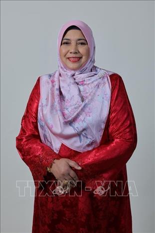 Bà Datin Paduka Nur-ul Afida Kamaludin, Giám đốc điều hành Hãng thông tấn quốc gia Malaysia (BERNAMA). Ảnh: TTXVN phát