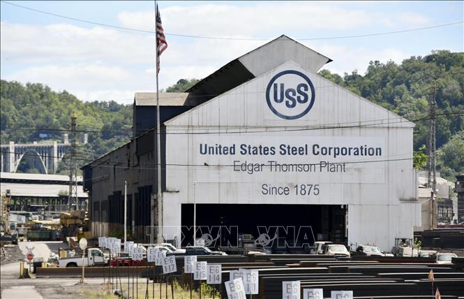 Một nhà máy của US Steel ở Pittsburgh, Pennsylvania, Mỹ. Ảnh: Kyodo/TTXVN