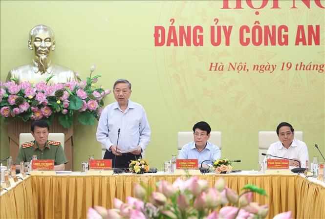 Tổng Bí thư Tô Lâm phát biểu. Ảnh: Thống Nhất – TTXVN