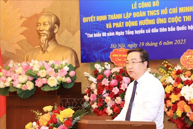 Phó Bí thư Đảng ủy Quốc hội Đặng Xuân Phương phát biểu. Ảnh: Tuấn Anh  - TTXVN