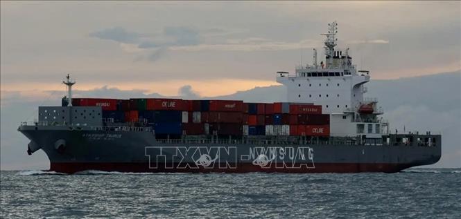Tàu STARSHIP TAURUS (quốc tịch Marshall Islands). Ảnh: TTXVN phát