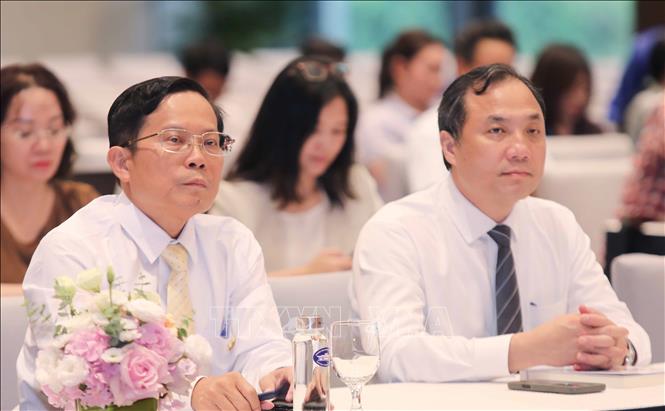 Các đại biểu tham dự lễ bế mạc diễn đàn Báo chí toàn quốc năm 2025. Ảnh: Thành Phương-TTXVN