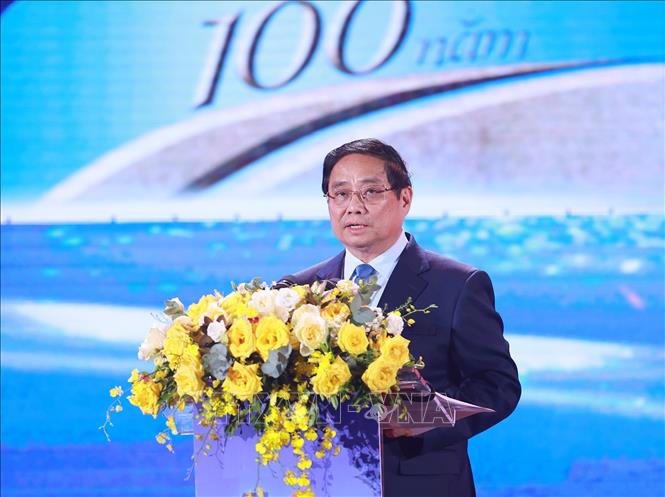 Thủ tướng Phạm Minh Chính phát biểu chỉ đạo tại Lễ trao Giải Báo chí Quốc gia lần thứ 19 – năm 2024. Ảnh: Dương Giang-TTXVN
