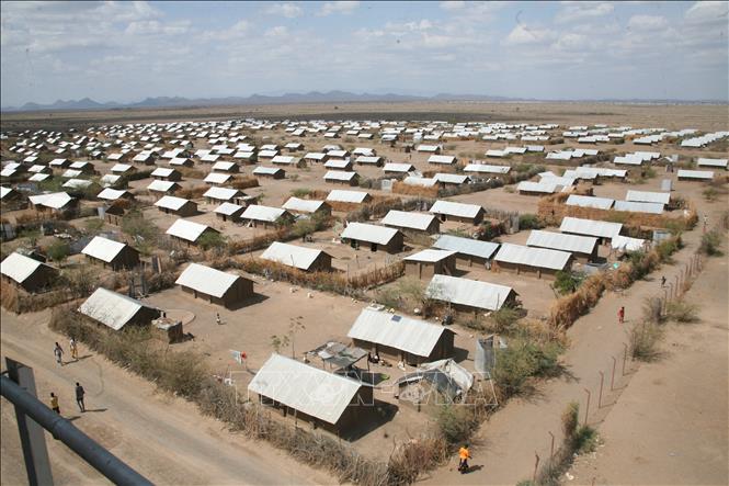 Trại tị nạn ở Turkana, Kenya. Ảnh: THX/TTXVN