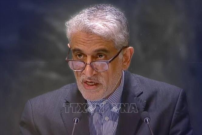 Đại sứ Iran tại LHQ Amir Saeid Iravani. Ảnh: IRNA/TTXVN