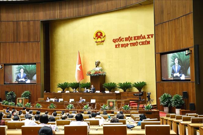 Quang cảnh phiên họp. Ảnh: Doãn Tấn - TTXVN