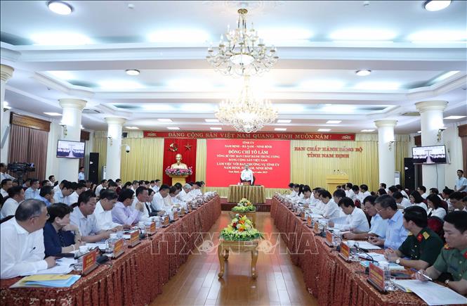 Tổng Bí thư Tô Lâm phát biểu. Ảnh: Thống Nhất - TTXVN