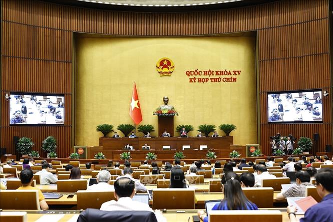 Quang cảnh phiên họp. Ảnh: Doãn Tấn - TTXVN