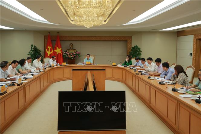 Quang cảnh buổi làm việc. Ảnh: Diệp Trương - TTXVN