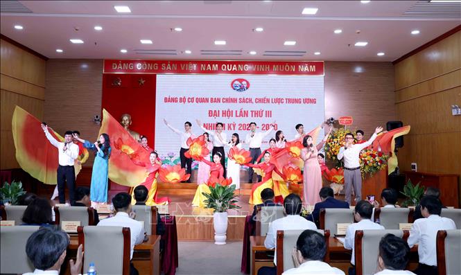 Tiết mục nghệ thuật chào mừng Đại hội. Ảnh: Phương Hoa - TTXVN