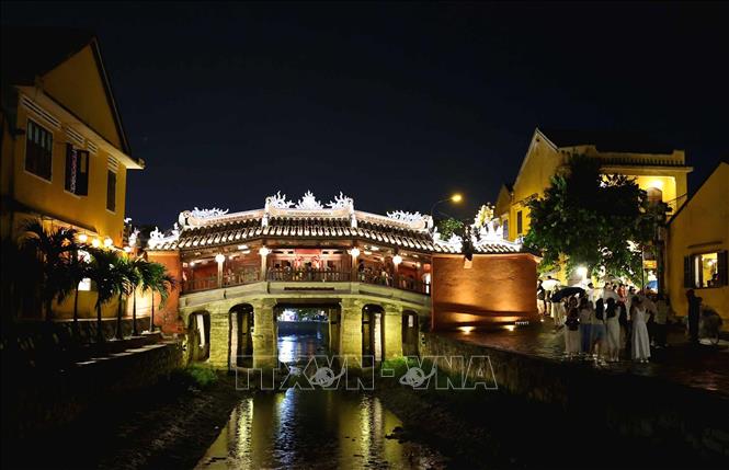 Chùa Cầu - biểu tượng của Hội An, là minh chứng rõ nét cho sự giao thoa văn hóa độc đáo Việt - Hoa - Nhật từ thời thương cảng. Ảnh: Nhật Anh - TTXVN 