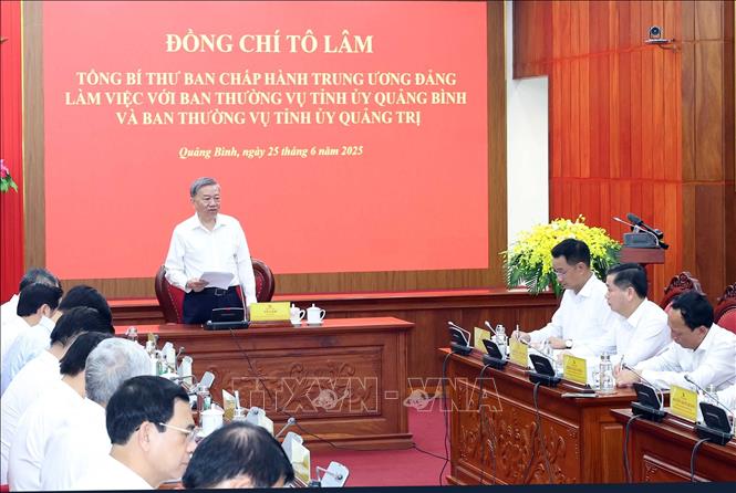 Tổng Bí thư Tô Lâm phát biểu. Ảnh: Thống Nhất – TTXVN
