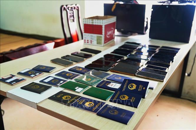 Tang vật chuyên án bị lực lượng chức năng thu giữ. Ảnh: TTXVN phát
