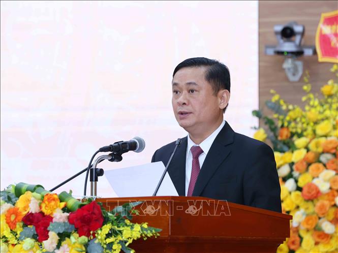 Đồng chí Thái Thanh Quý, Uỷ viên Trung ương Đảng, Phó Trưởng Ban Thường trực Ban Chính sách, Chiến lược Trung ương, Bí thư Đảng uỷ cơ quan nhiệm kỳ 2025 – 2030. Ảnh: Phương Hoa - TTXVN 