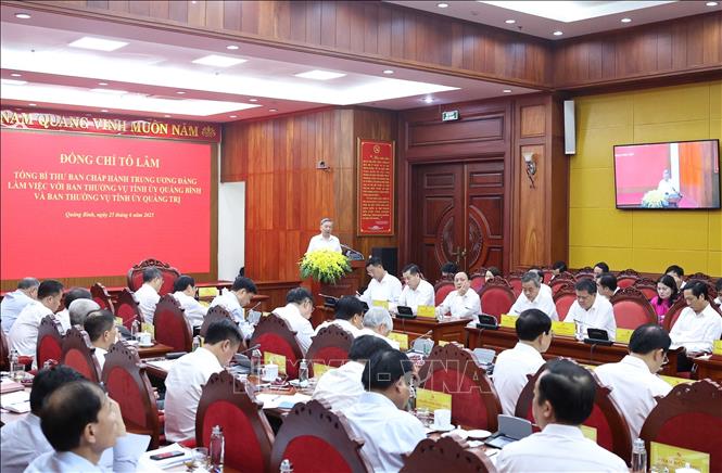 Tổng Bí thư Tô Lâm phát biểu. Ảnh: Thống Nhất – TTXVN