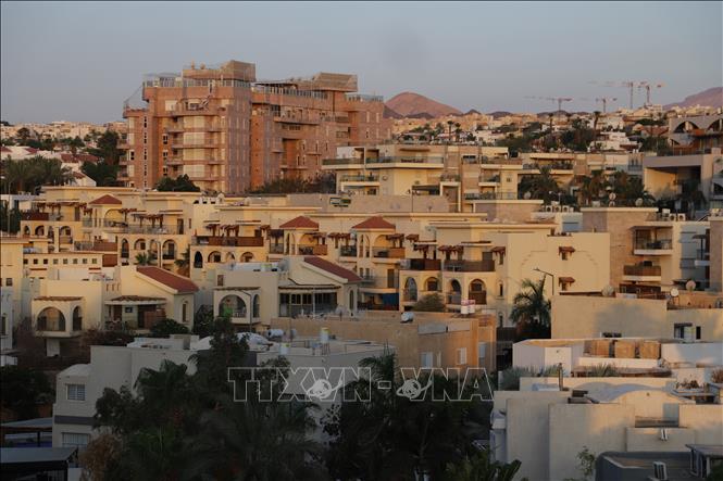 Mặc dù nhỏ, Eilat đóng vai trò kinh tế và chiến lược quan trọng của Israel vì là cổng giao thương qua biển tới châu Á và châu Phi. Ảnh: Thanh Bình - PV TTXVN tại Israel
