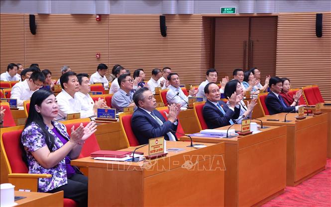 Các đại biểu dự kỳ họp. Ảnh: Văn Điệp – TTXVN
