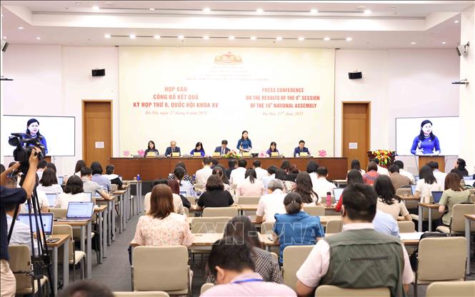 Quang cảnh họp báo. Ảnh: Phương Hoa - TTXVN