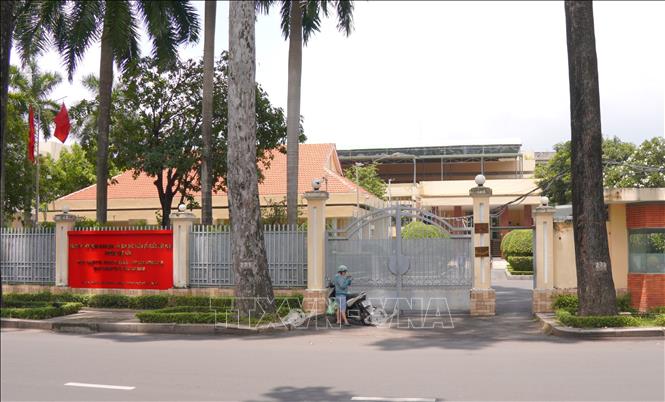 Trụ sở phường Chợ Lớn, TP. Hồ Chí Minh mới tại địa chỉ số 209 đường An Dương Vương, TP. Hồ Chí Minh. Ảnh: Trung Tuyến - TTXVN